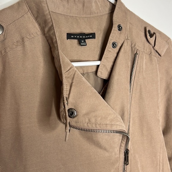 Staccato Beige Cropped Soft Jacket - Picture 3 of 8